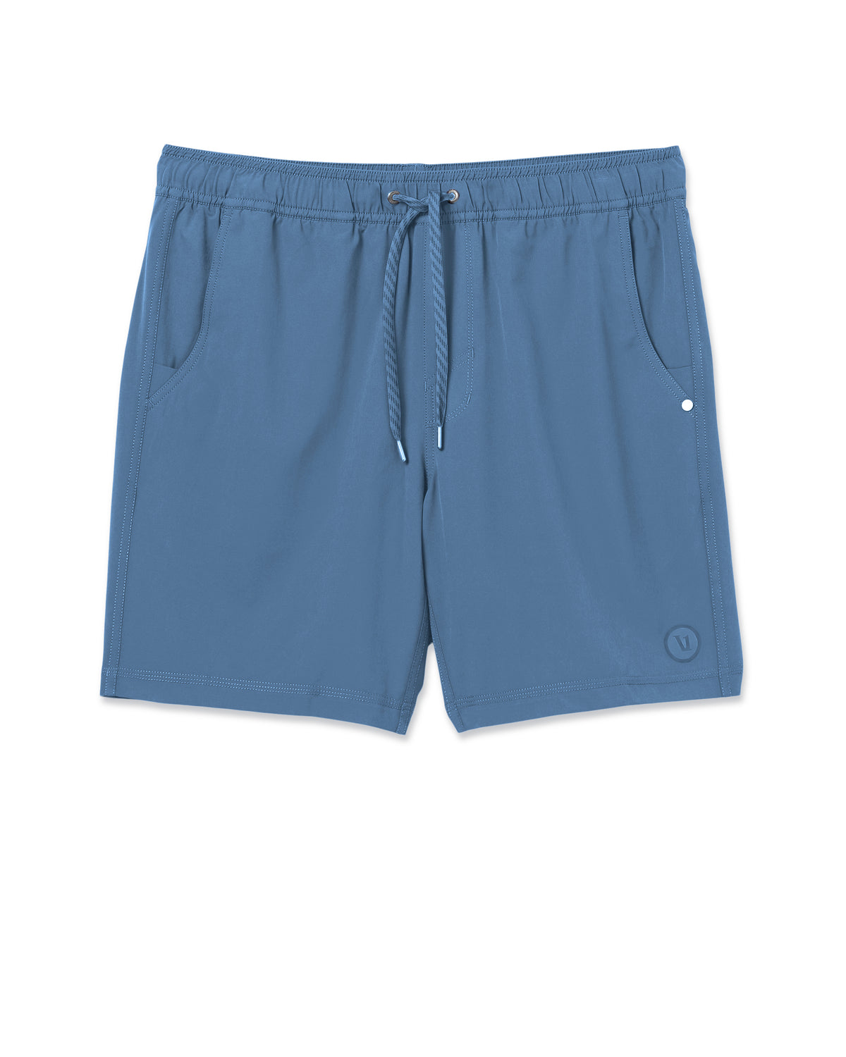 Kore Short Lined 7" Men's Pool Blue Tonal Athletic Shorts - Image 6