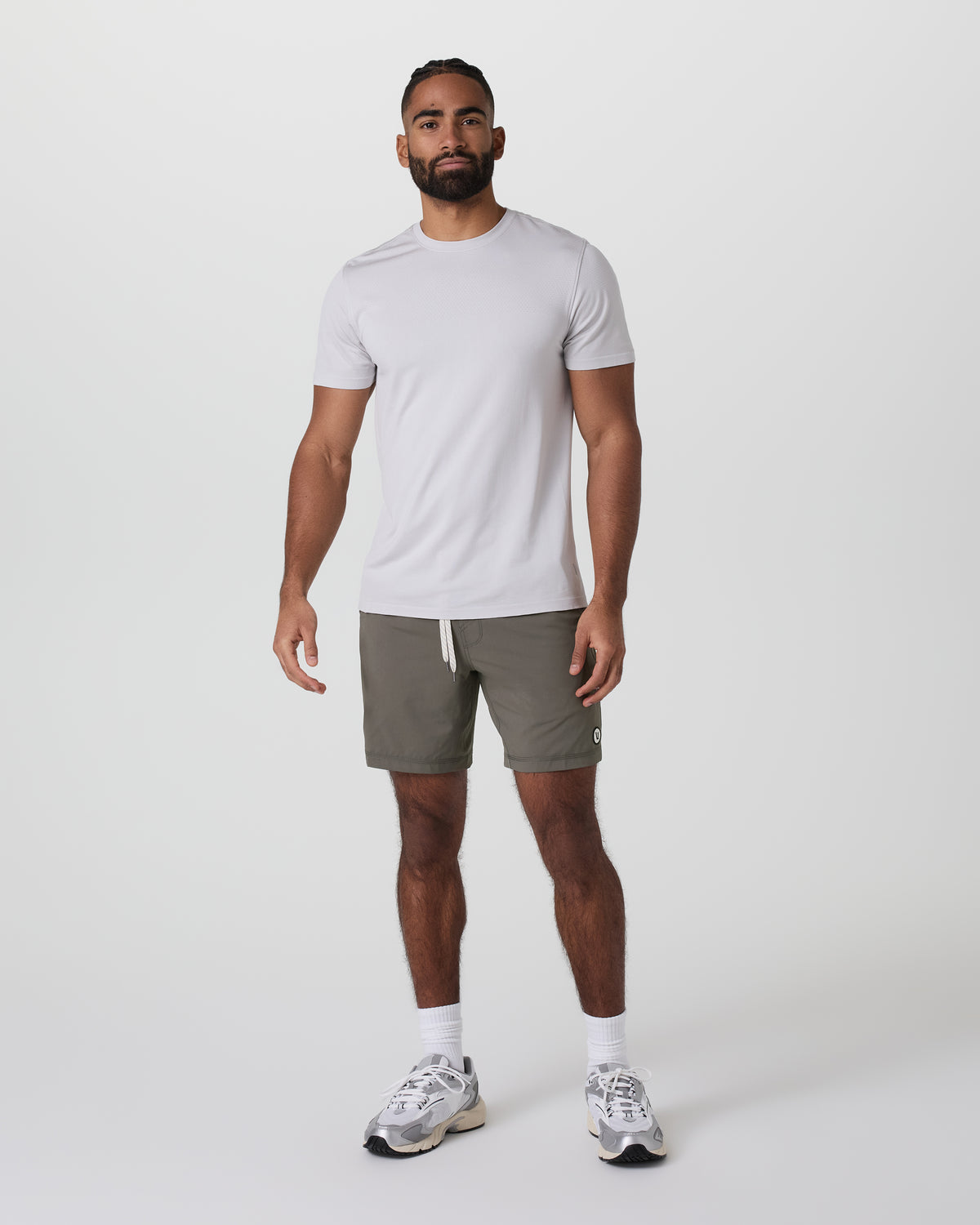 Kore Short Lined 7" Men's Warm Grey Athletic Shorts - Image 5