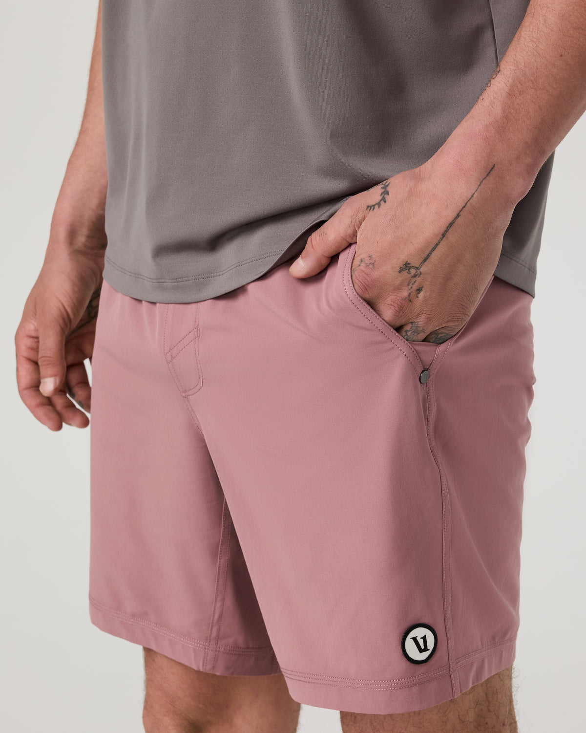 Kore Short Lined 7" Men's Summer Red Athletic Shorts - Image 5