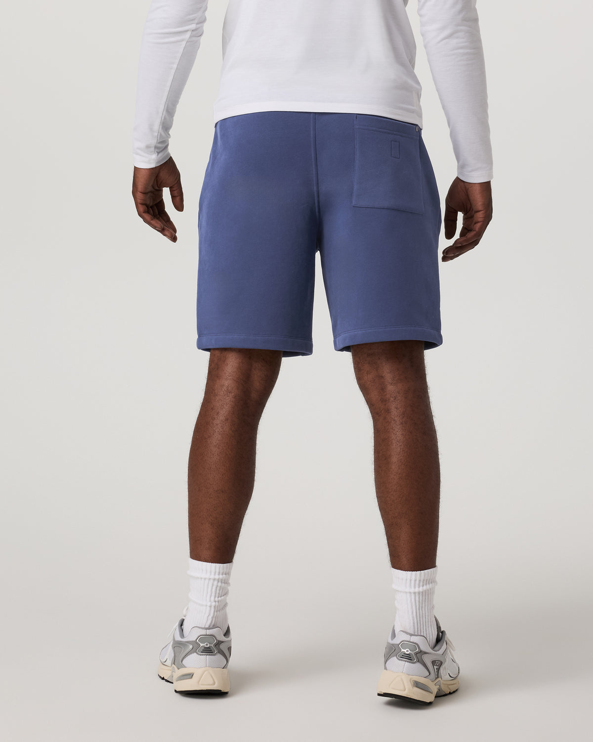 Seaside Short 8" Men's French Blue Lounge Shorts - Image 3