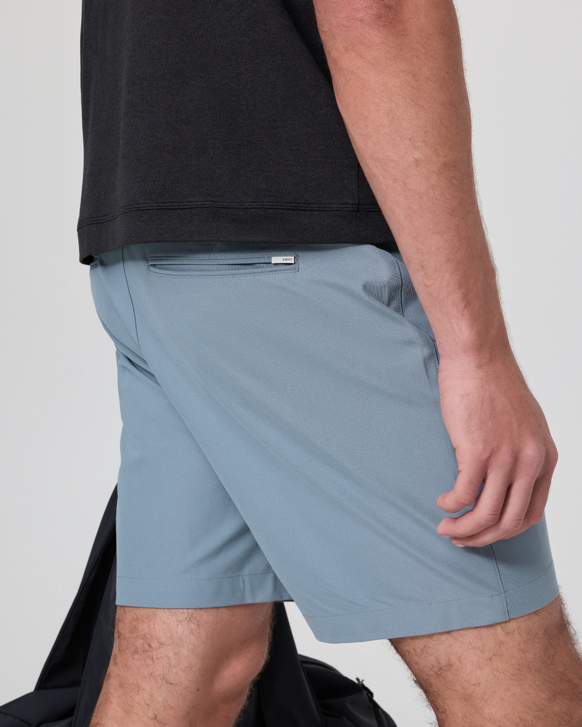 Meta Short Classic Fit 6" Dusty Blue Chino Shorts - Image 2