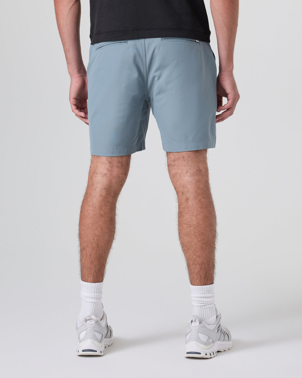 Meta Short Classic Fit 6" Dusty Blue Chino Shorts - Image 3