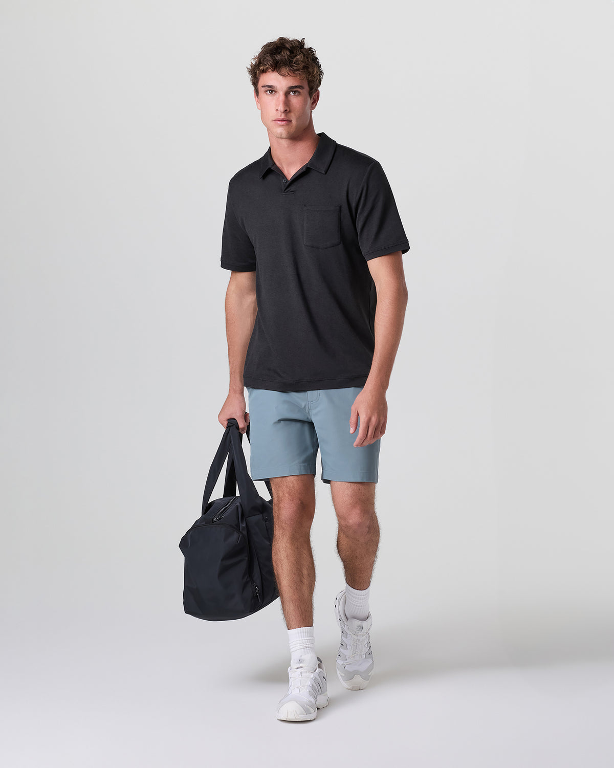 Meta Short Classic Fit 6" Dusty Blue Chino Shorts - Image 5