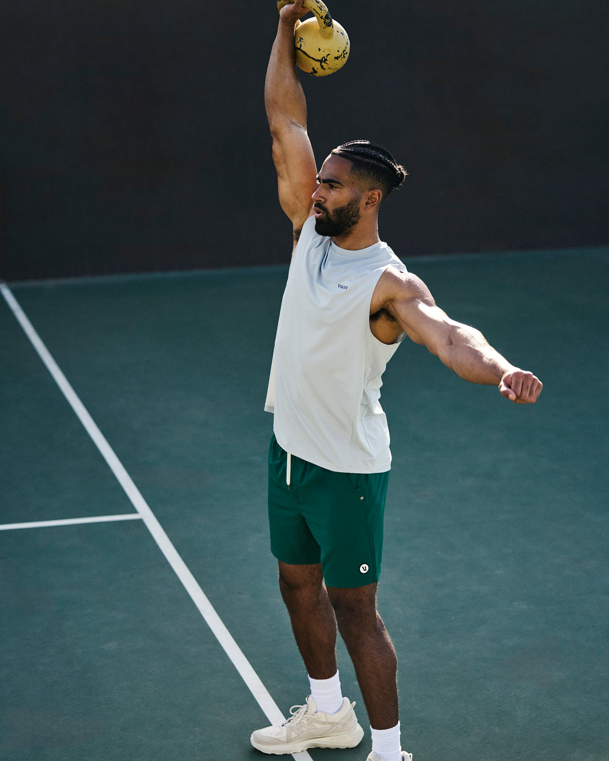 Kore Short Lined 7" Men's Viridian Athletic Fit Shorts