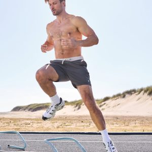 Kore Short Lined 9" Warm Grey Athletic Shorts
