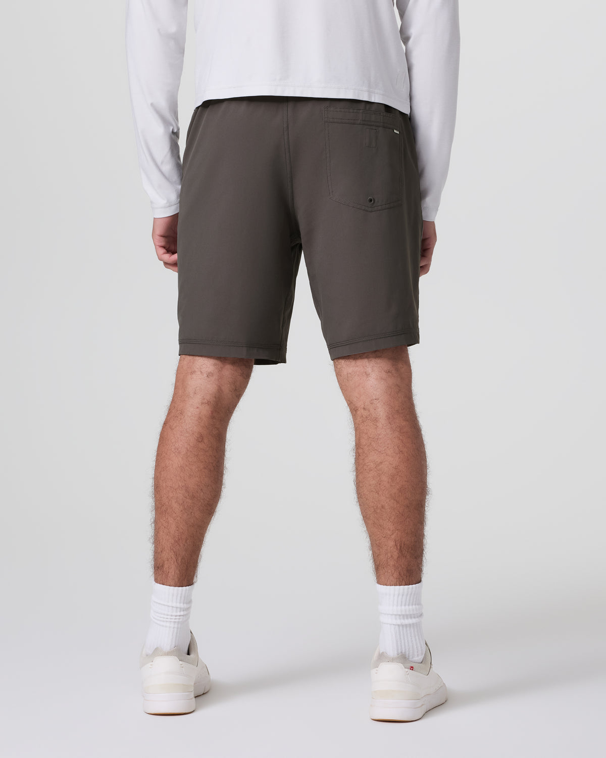 Kore Short Lined 9" Warm Grey Athletic Shorts - Image 4