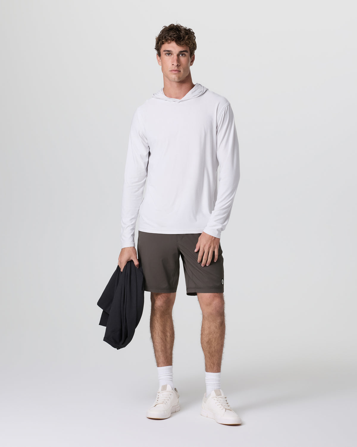 Kore Short Lined 9" Warm Grey Athletic Shorts - Image 5