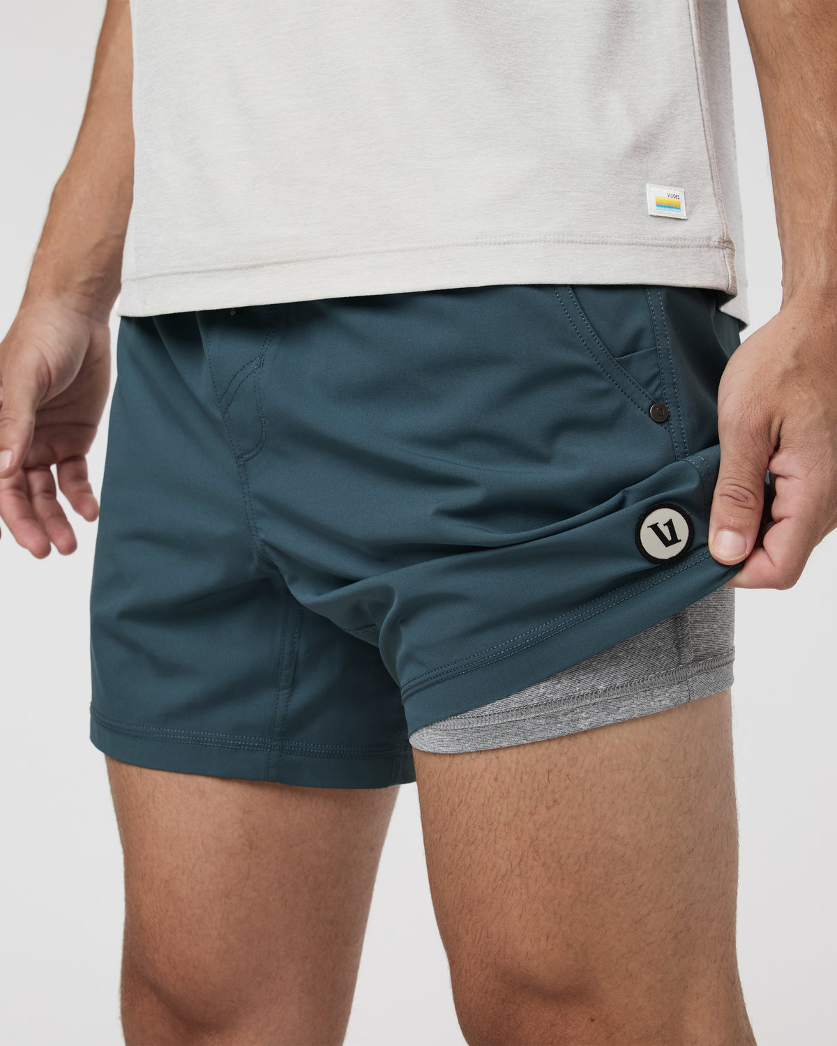 Kore Short Lined 5" Light Deep Sea Athletic Shorts - Image 2