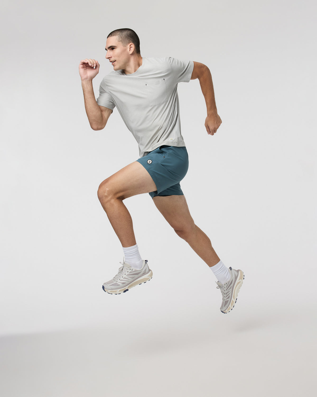 Kore Short Lined 5" Light Deep Sea Athletic Shorts - Image 4
