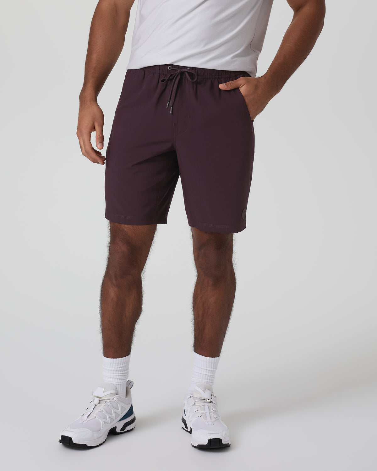 Kore Short Lined 9" Raisin Tonal Athletic Shorts