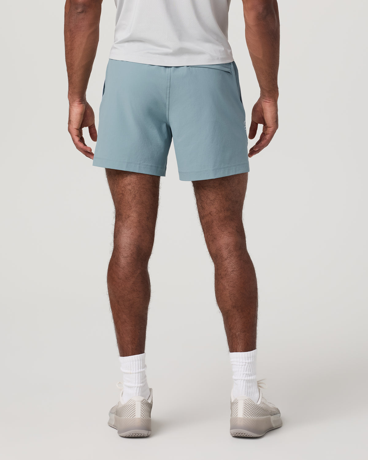 Crosscourt Short Unlined 5" Men's Mist Tennis Shorts - Image 3