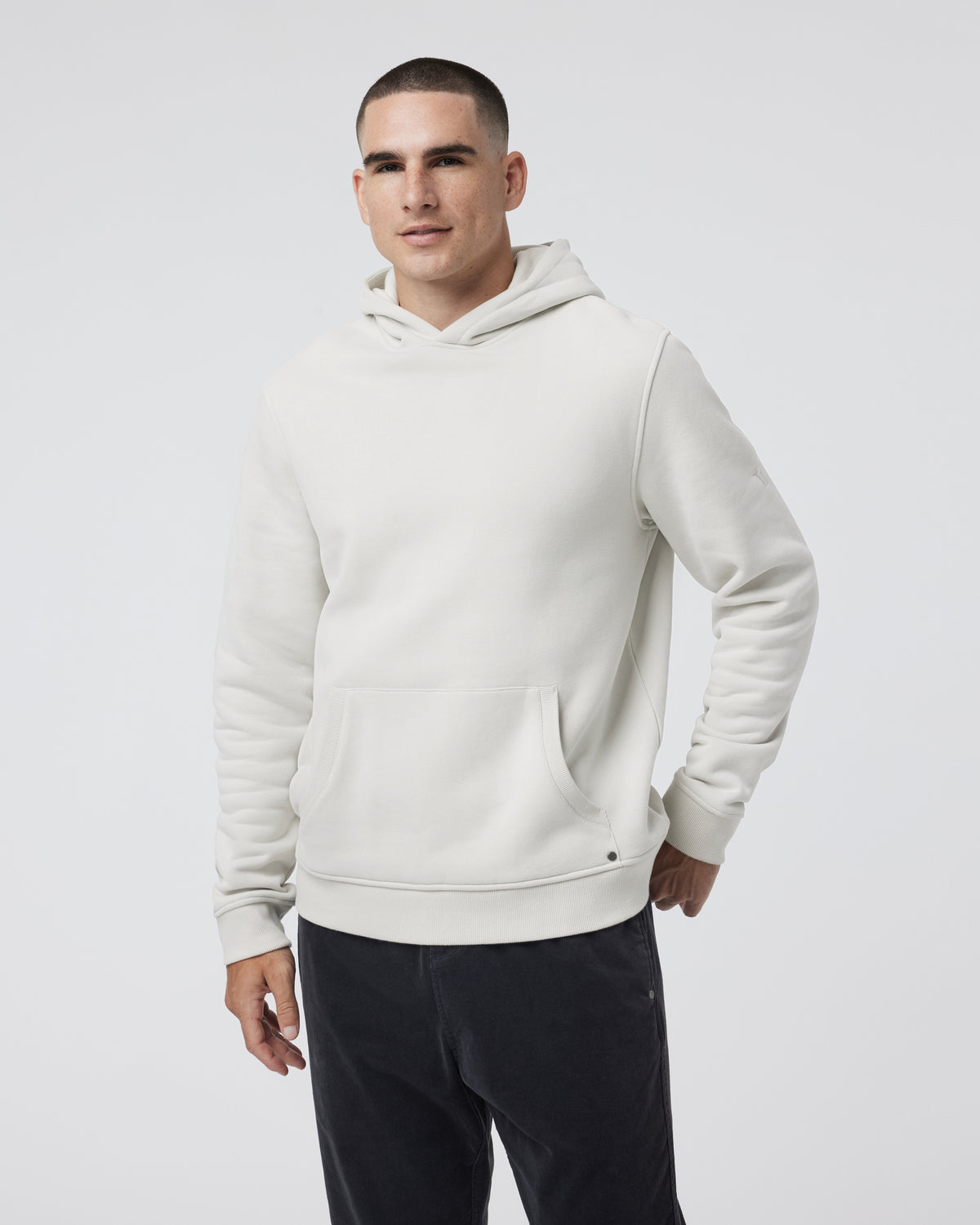 Seaside Pullover Hoodie Men's Salt Fleece Hoodie - Image 2