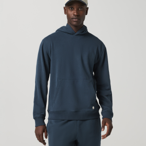 Cypress Vintage Hoodie Men's Ocean Blue Pullover Hoodie