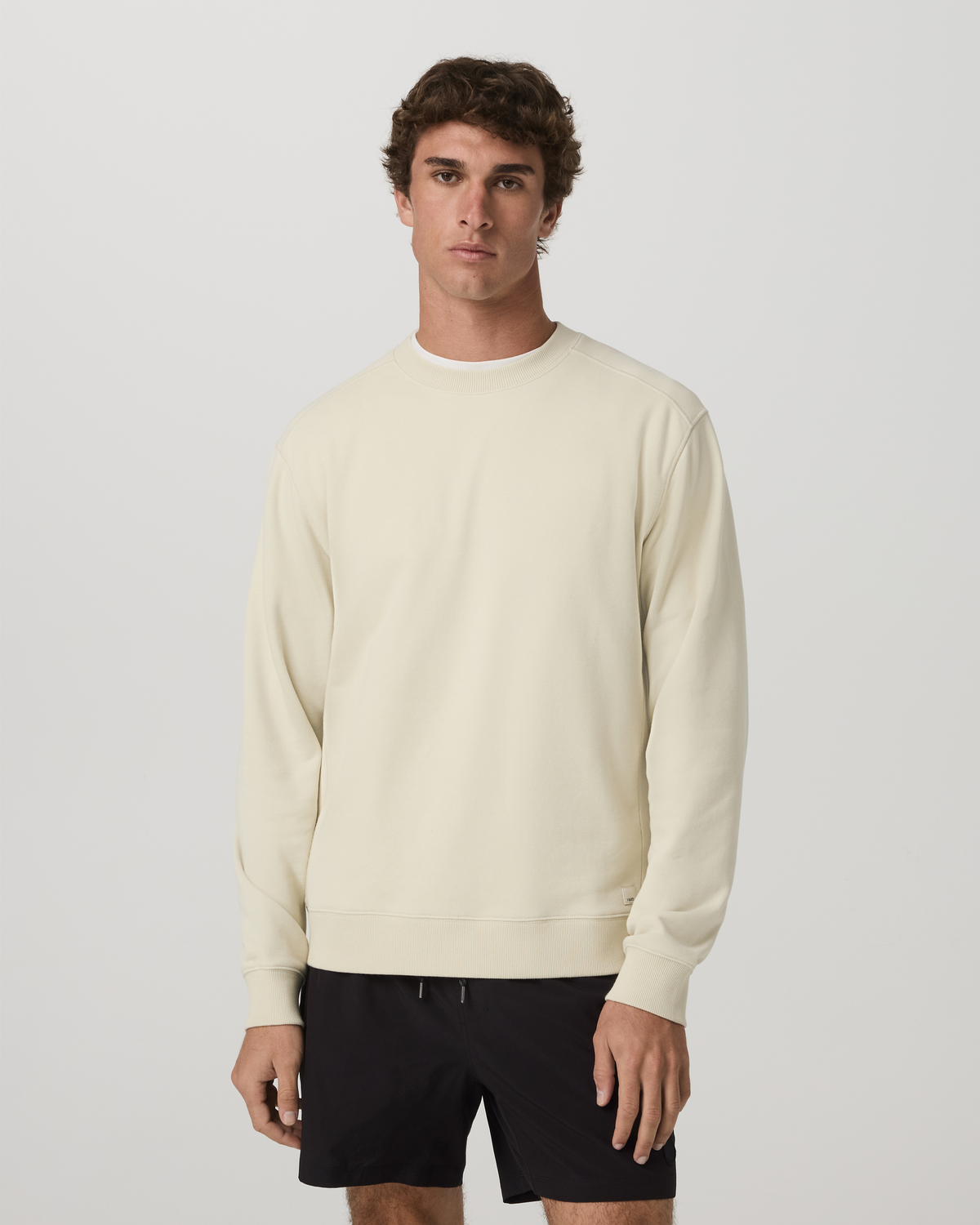 Cypress Vintage Crew Men's Sandalwood Fleece Pullover