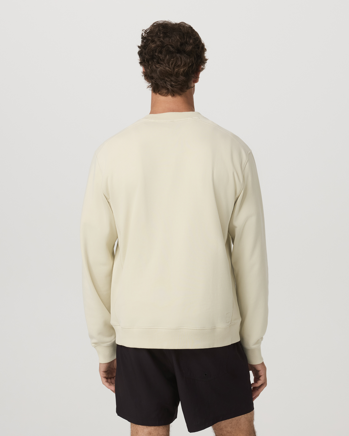 Cypress Vintage Crew Men's Sandalwood Fleece Pullover - Image 3