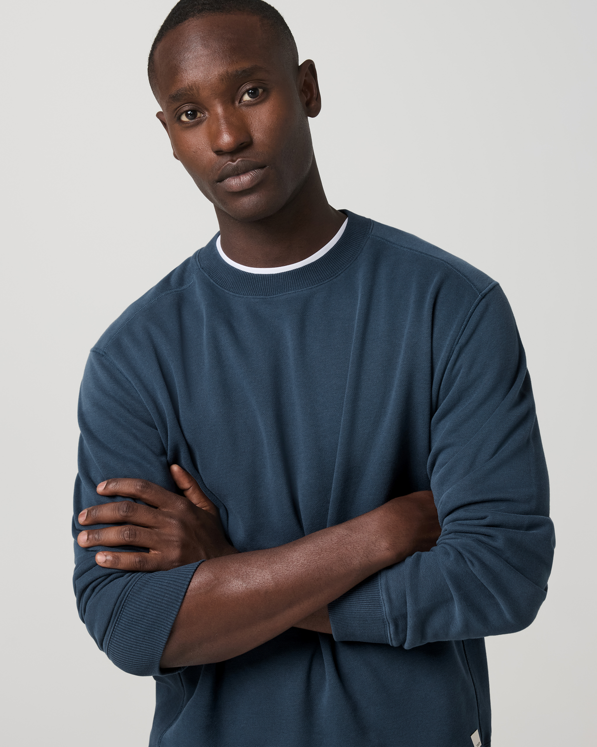 Cypress Vintage Crew Men's Ocean Blue Fleece Pullover - Image 5