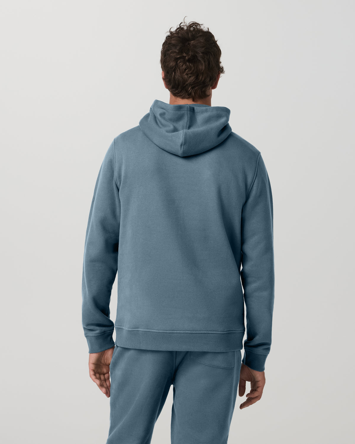 Seaside Pullover Hoodie Blue Sea Heavyweight Hoodie - Image 3