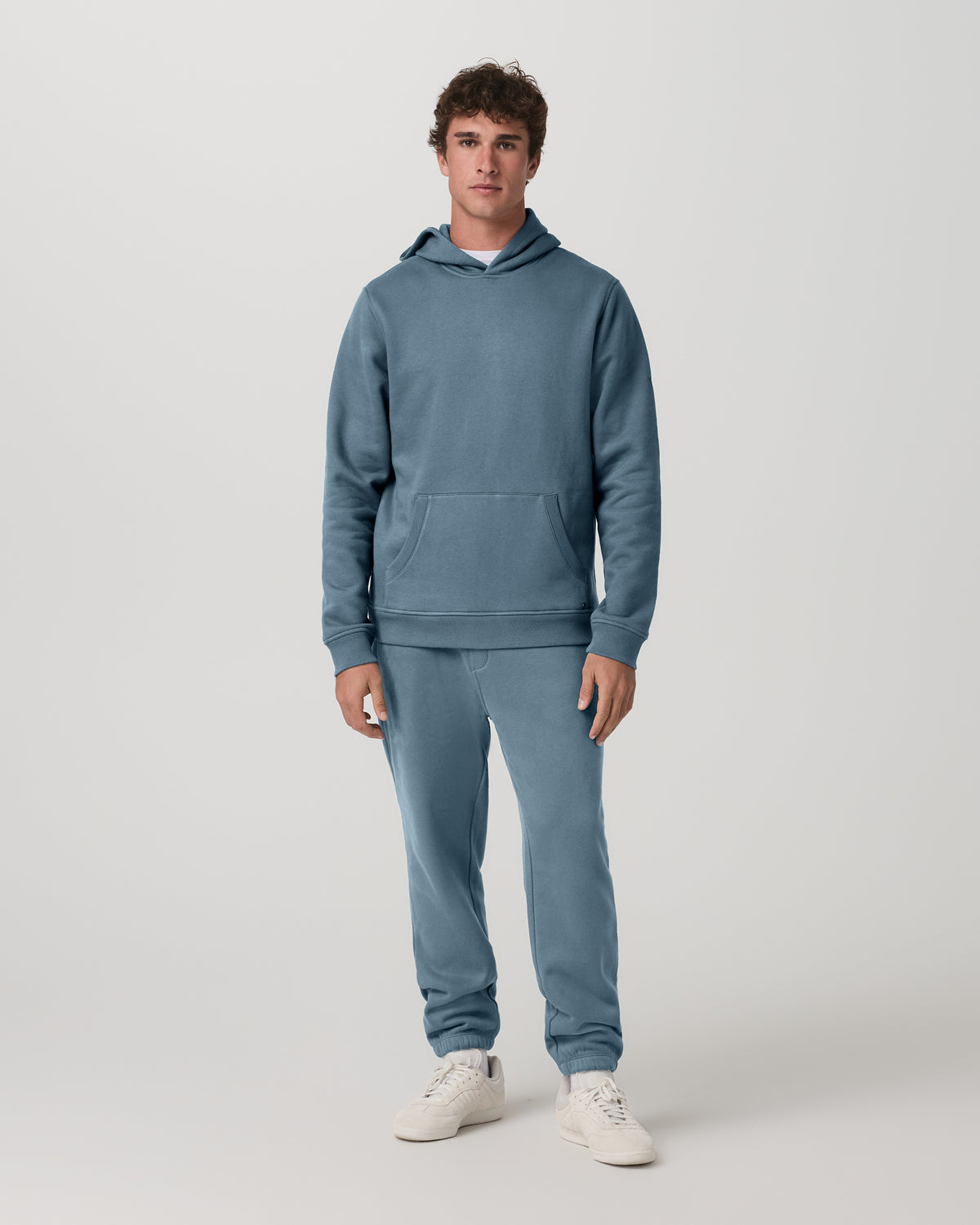 Seaside Pullover Hoodie Blue Sea Heavyweight Hoodie - Image 4