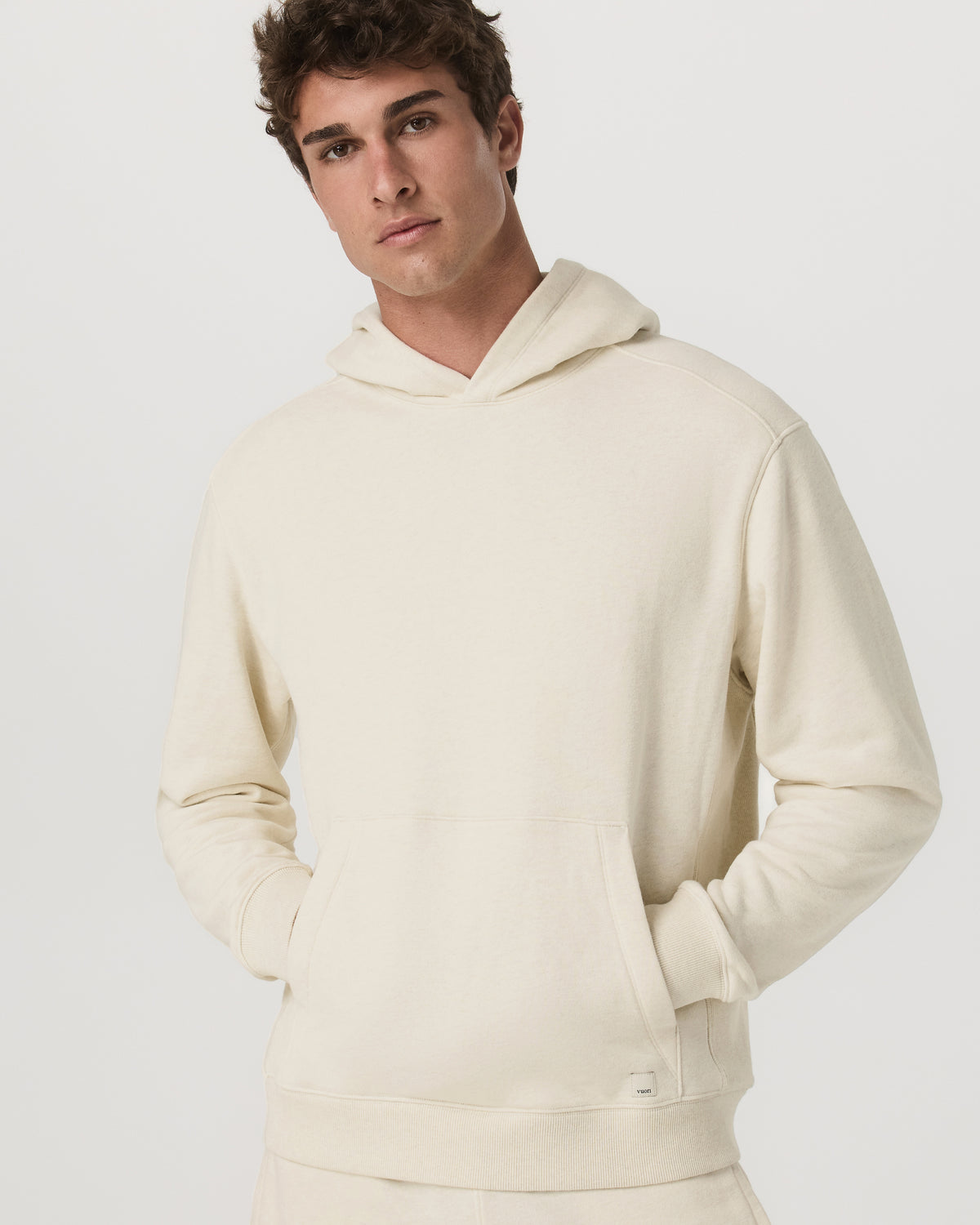 Cypress Vintage Hoodie Men's Buttermilk Heather Hoodie