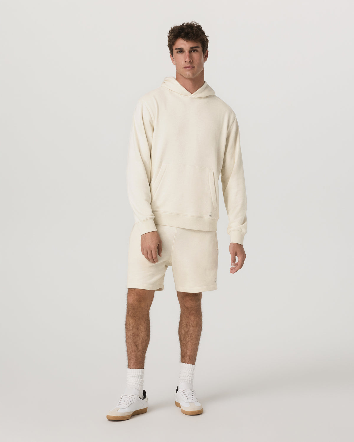Cypress Vintage Hoodie Men's Buttermilk Heather Hoodie - Image 2