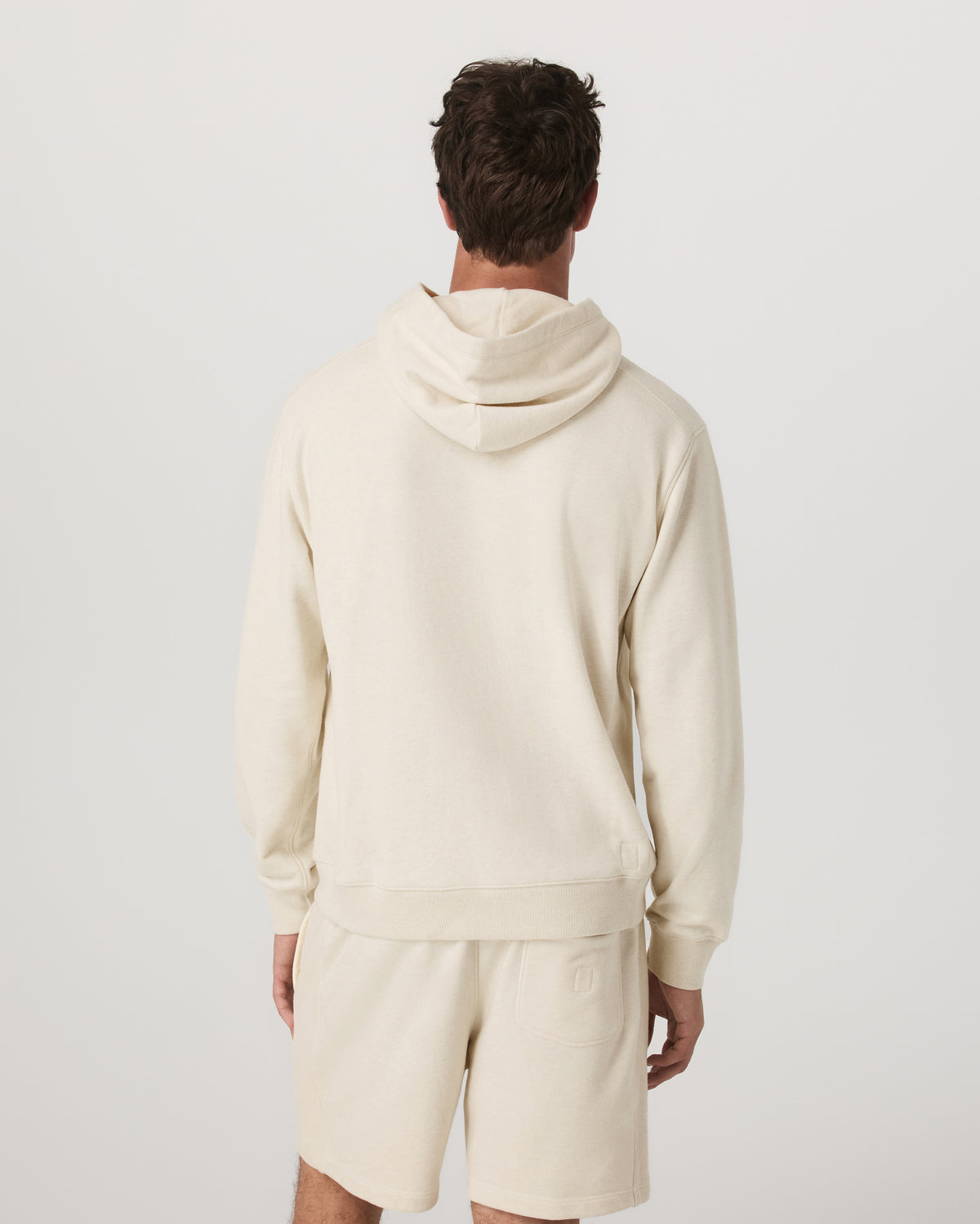 Cypress Vintage Hoodie Men's Buttermilk Heather Hoodie - Image 3