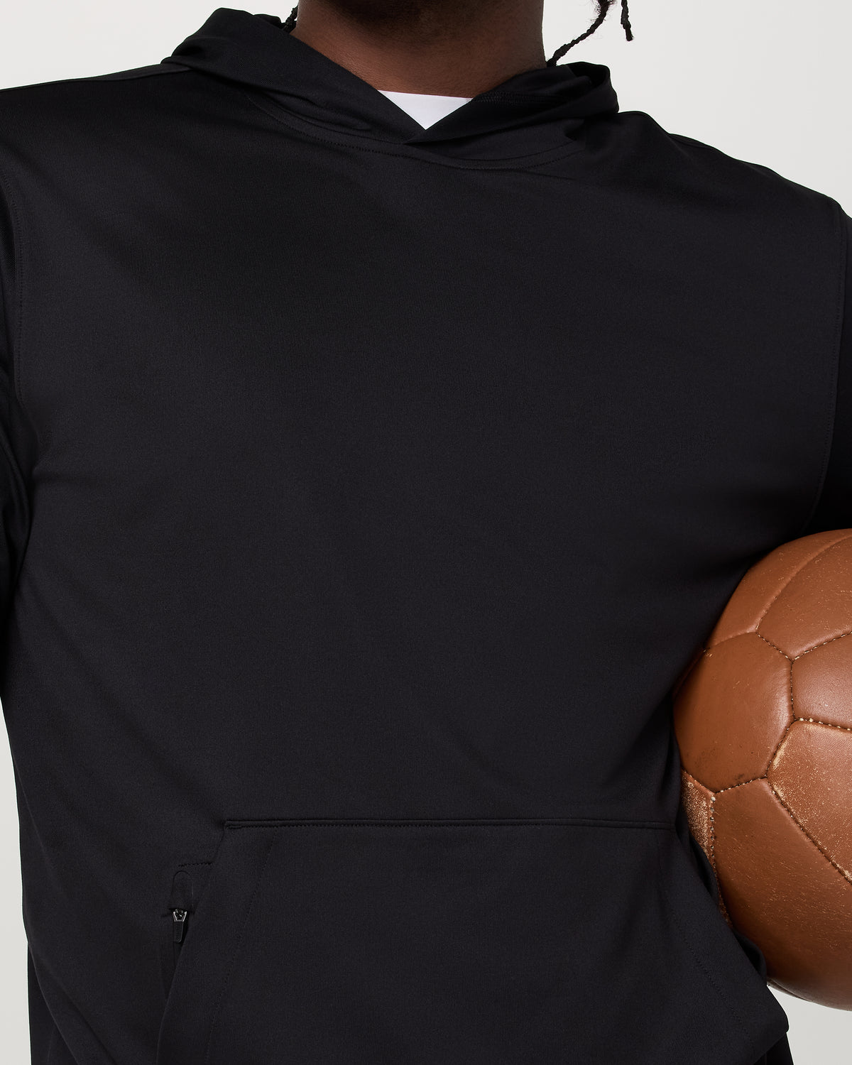 Sunday Hoodie 2.0 Men's Black Athletic Fit Hoodie - Image 3