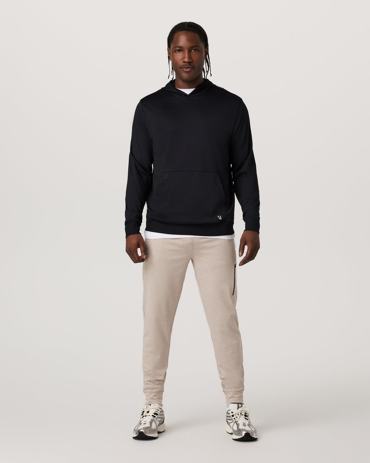 Sunday Hoodie 2.0 Men's Black Athletic Fit Hoodie - Image 5