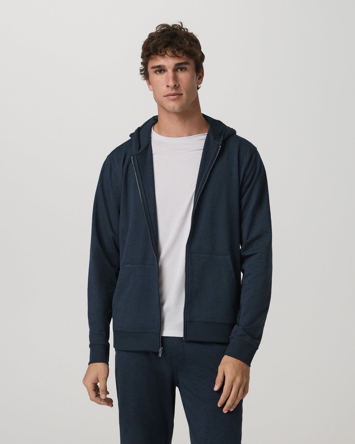 Coronado Full Zip Hoodie 2.0 Men's Midnight Heather Jacket - Image 5