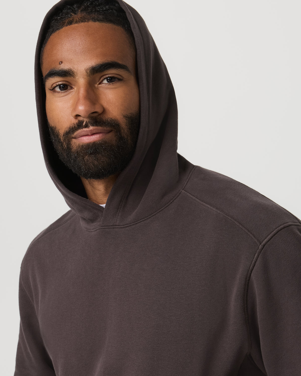 Cypress Vintage Hoodie Men's Soot Pullover Hoodie - Image 2