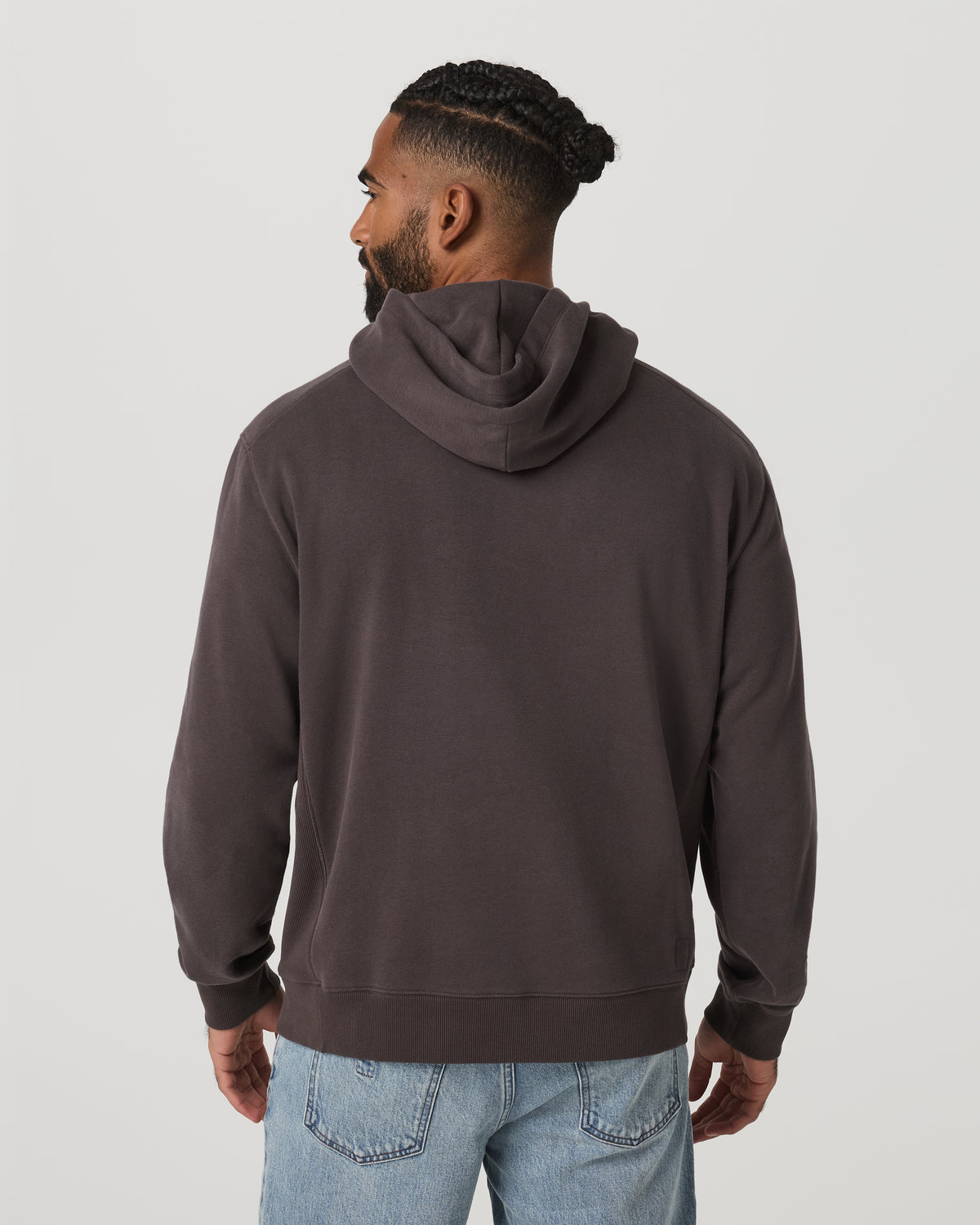 Cypress Vintage Hoodie Men's Soot Pullover Hoodie - Image 4