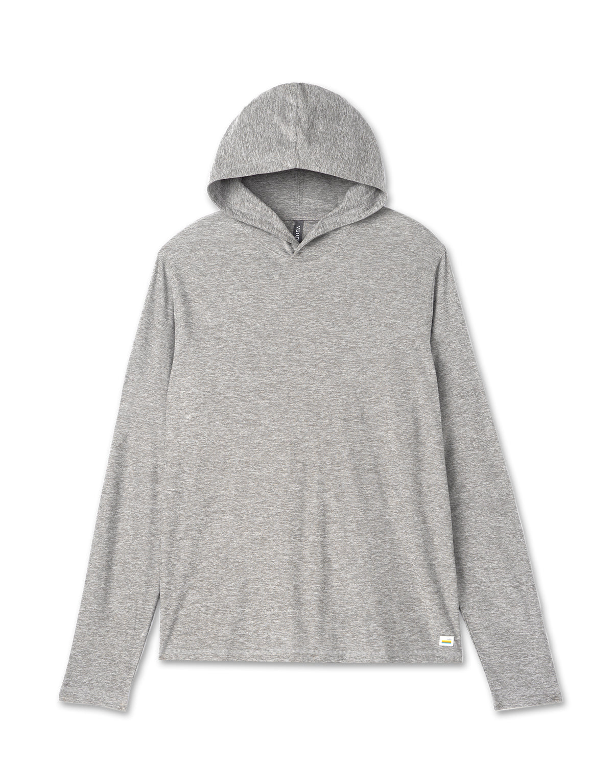 Strato Tech Hoodie Men's Heather Grey Workout Hoodie - Image 4