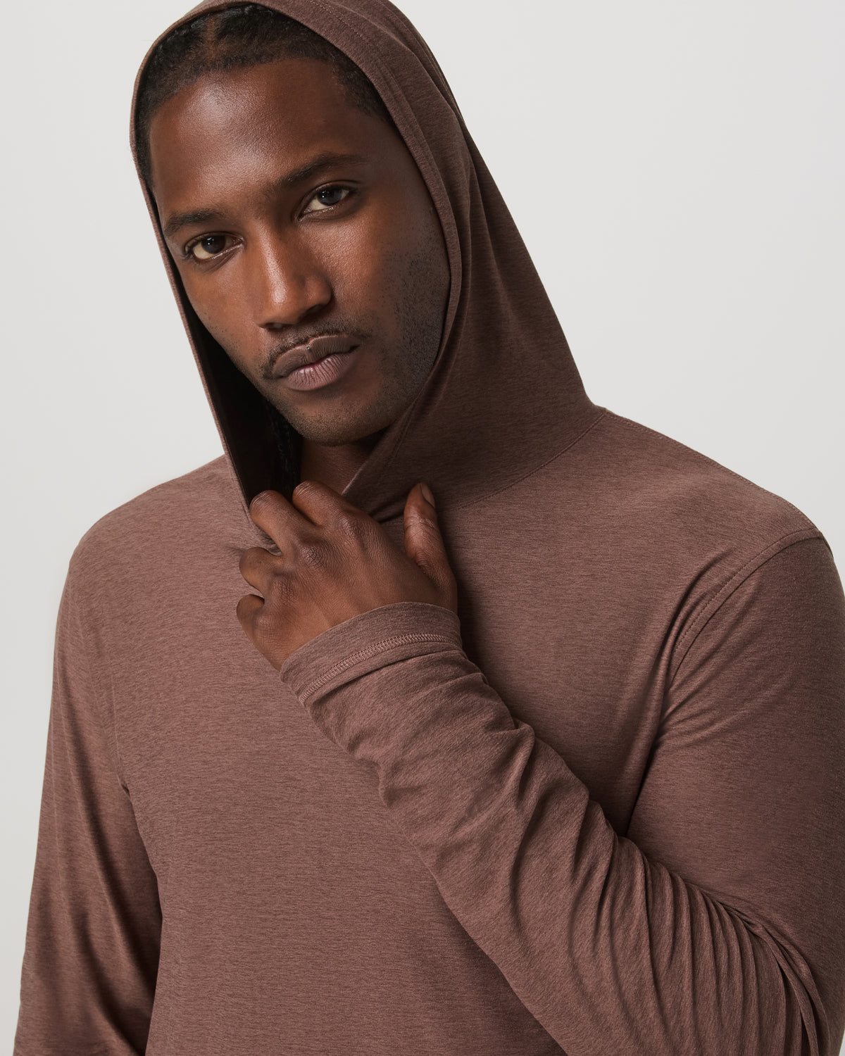 Strato Tech Hoodie Men's Sable Heather Hoodie - Image 2