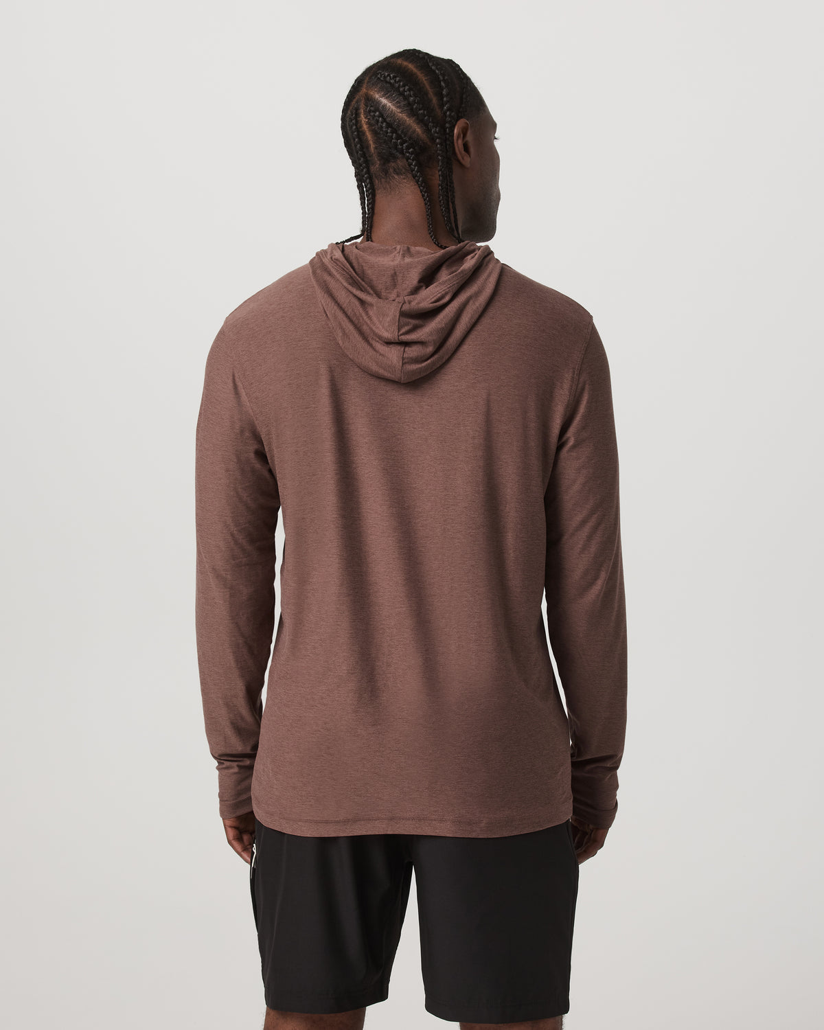 Strato Tech Hoodie Men's Sable Heather Hoodie - Image 3