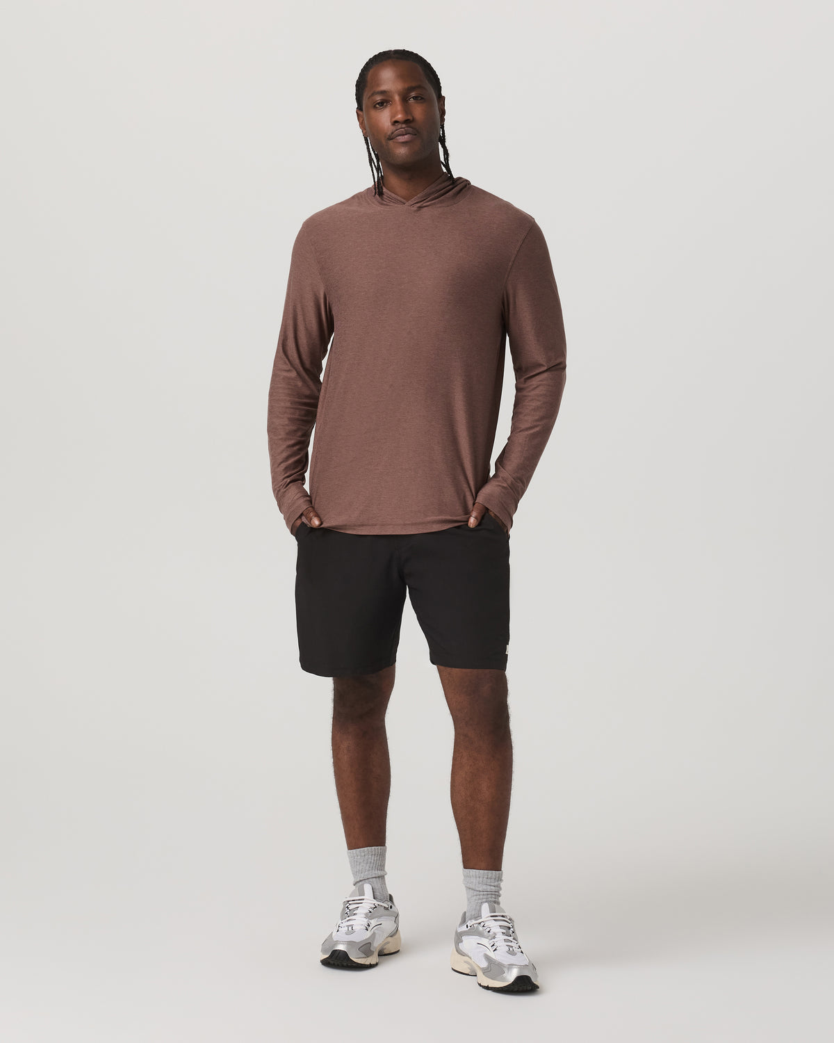 Strato Tech Hoodie Men's Sable Heather Hoodie - Image 5