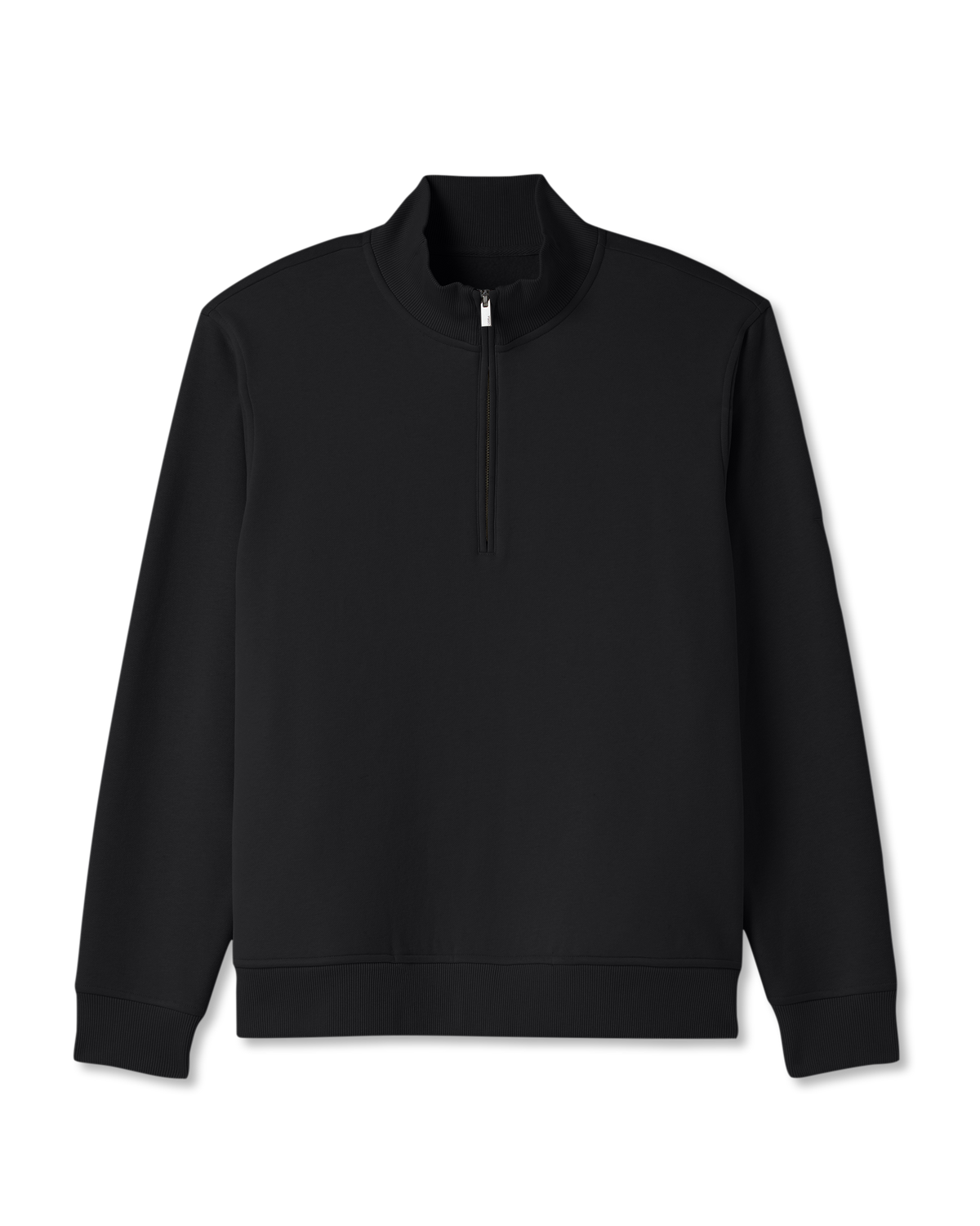 Seaside 1/2 Zip Classic Men's Black Pullover - Image 6