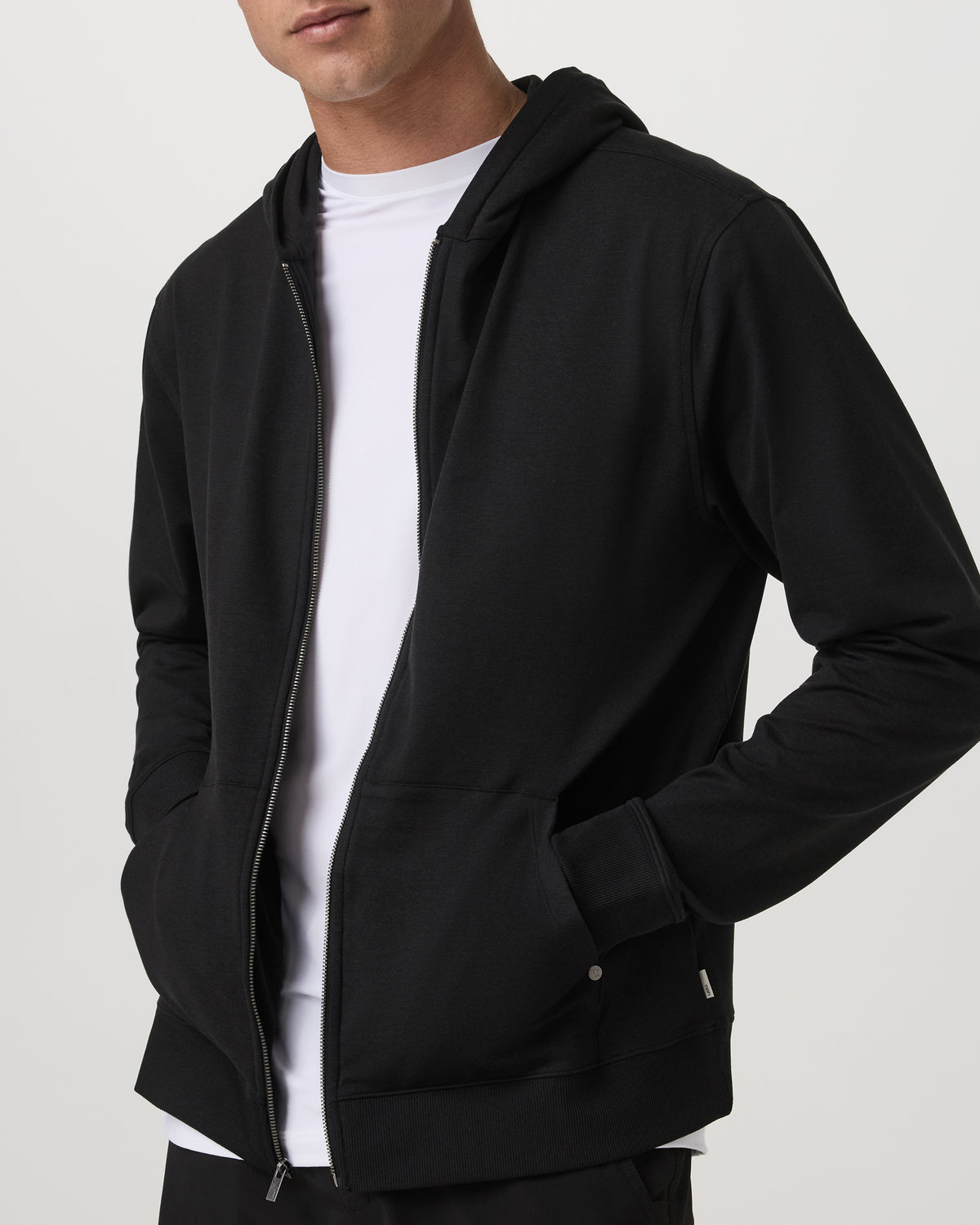 Coronado Full Zip Hoodie 2.0 Men's Black Heather Jacket - Image 5