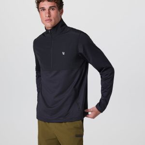 Sunday Element Half Zip Black