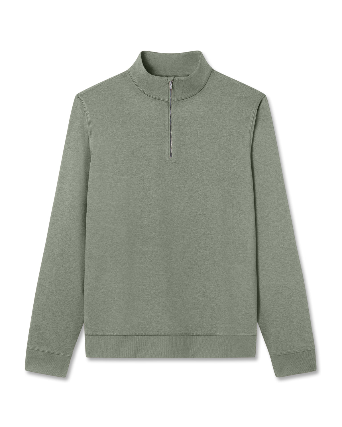 Coronado Half Zip Men's Light Oregano Heather Pullover - Image 6