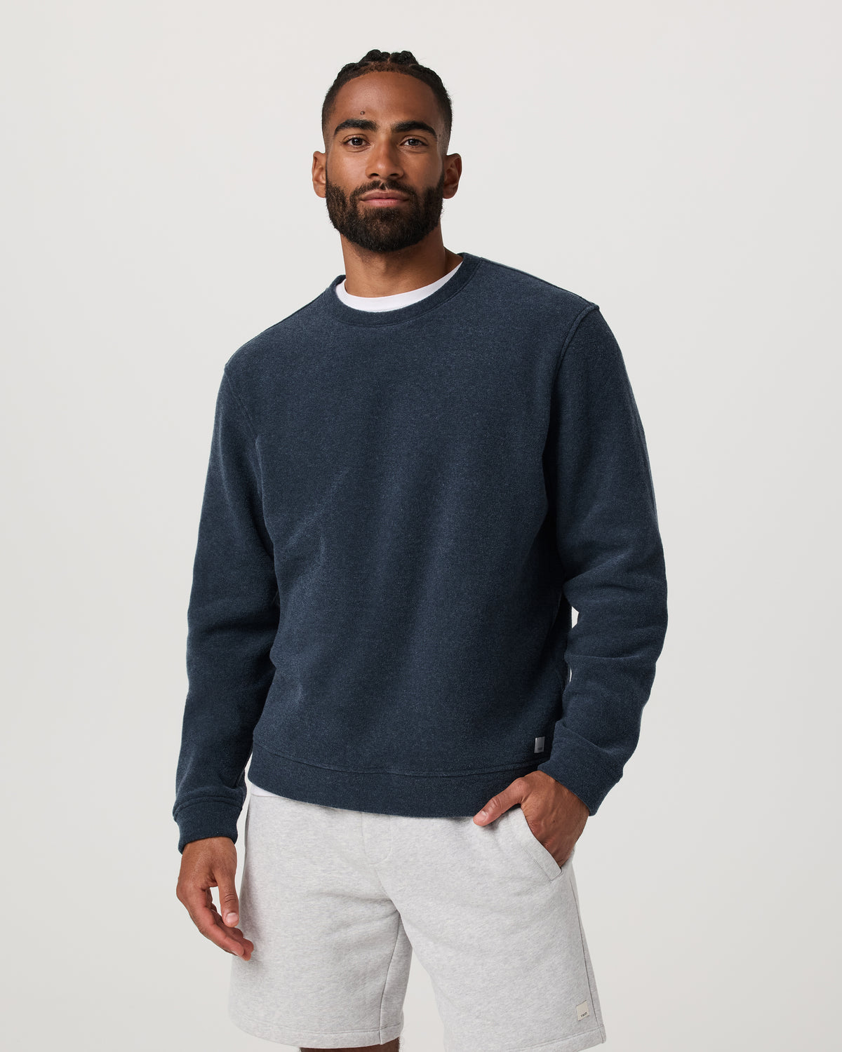 Beach Fleece Crew Men's Ink Heather Crewneck
