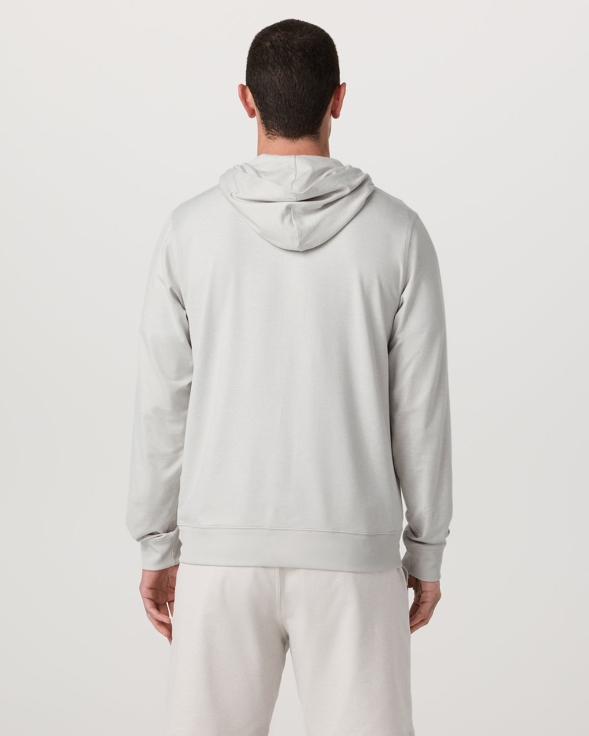 Ponto Full Zip Hoodie Men's Salt Heather Hoodie - Image 3