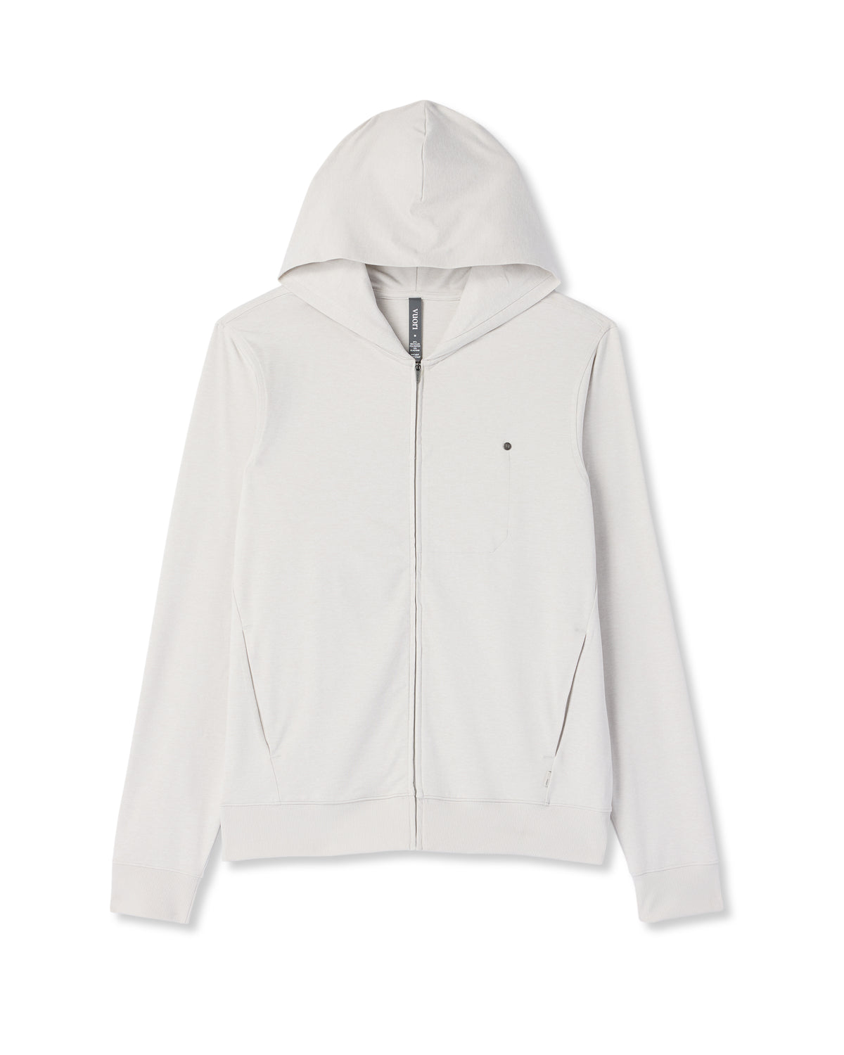 Ponto Full Zip Hoodie Men's Salt Heather Hoodie - Image 6