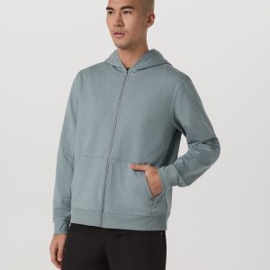 Coronado Full Zip Hoodie 2.0 Misty Blue Heather Jacket