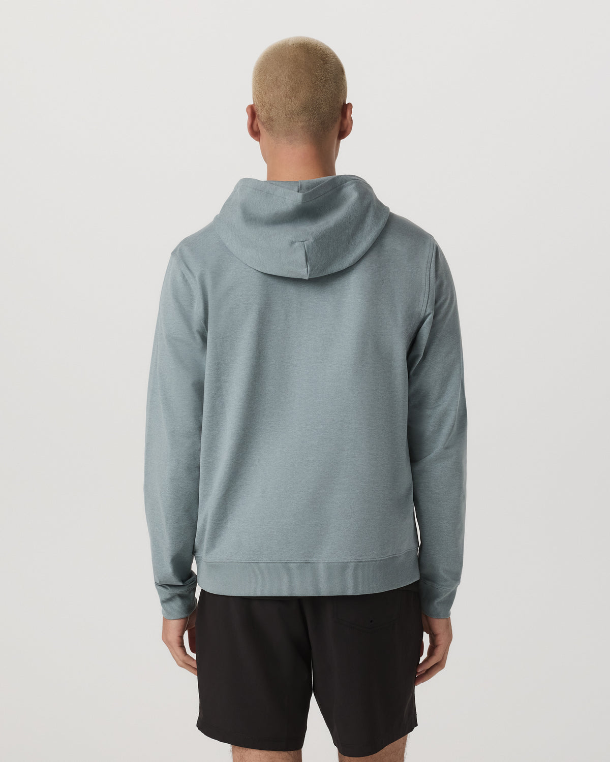 Coronado Full Zip Hoodie 2.0 Misty Blue Heather Jacket - Image 3