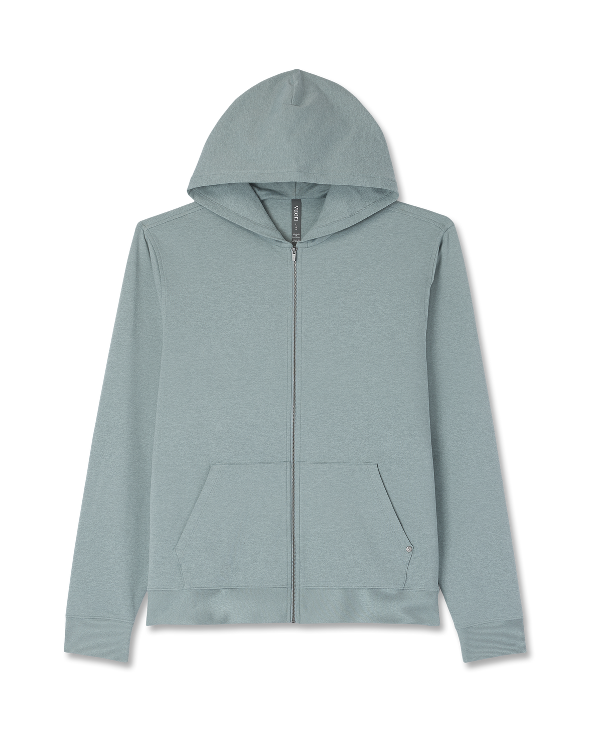 Coronado Full Zip Hoodie 2.0 Misty Blue Heather Jacket - Image 6