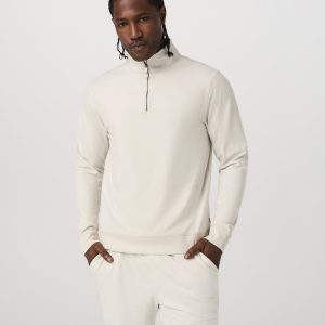 Coronado Half Zip Men's Ivory Heather Pullover