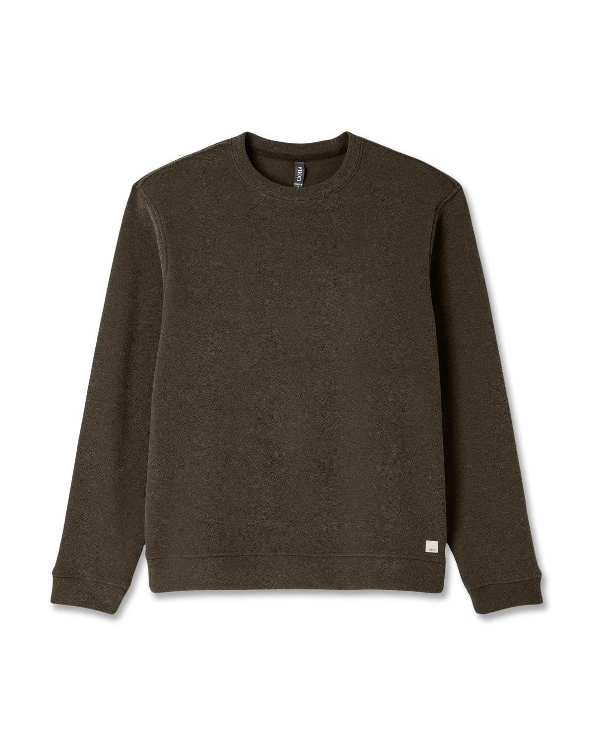Beach Fleece Crew Men's Dark Oregano Heather Sweatshirt - Image 6