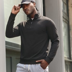 Coronado Half Zip Black Heather