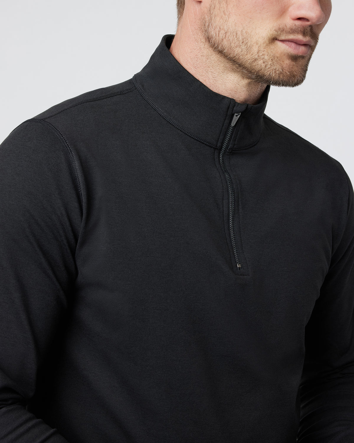 Coronado Half Zip Black Heather - Image 2