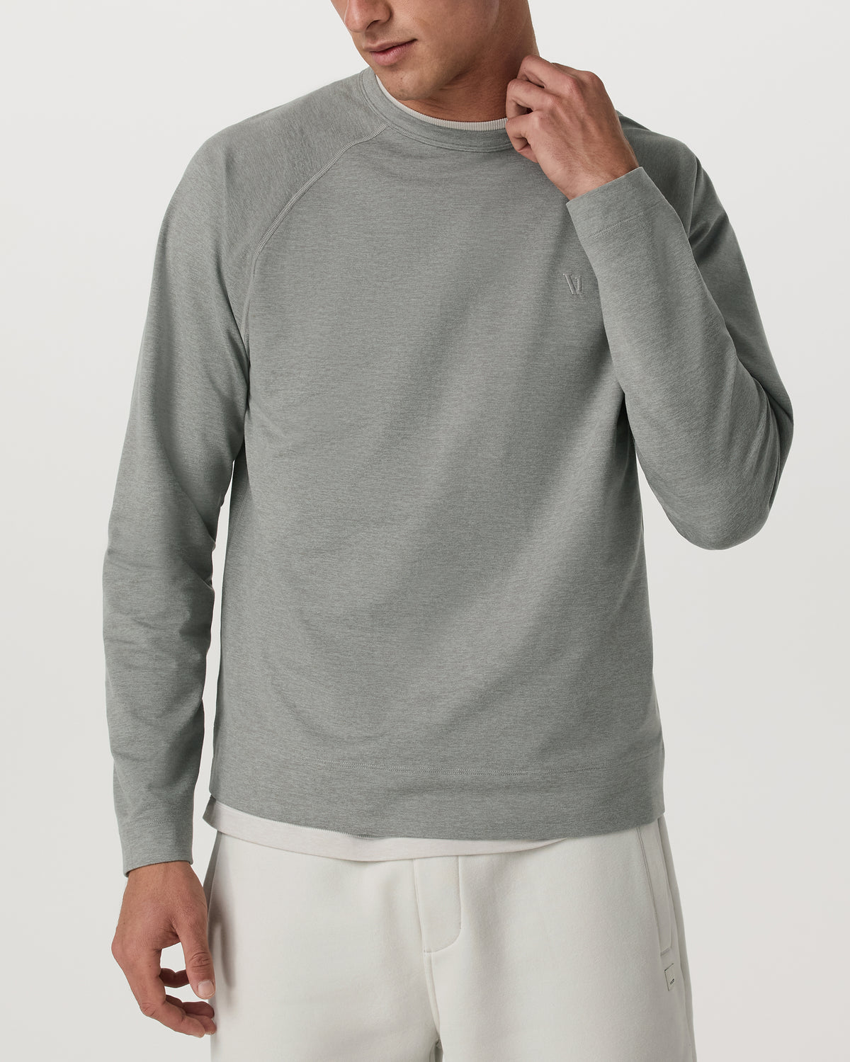 Coronado Crew - Relaxed Fit Driftwood Heather Crewneck