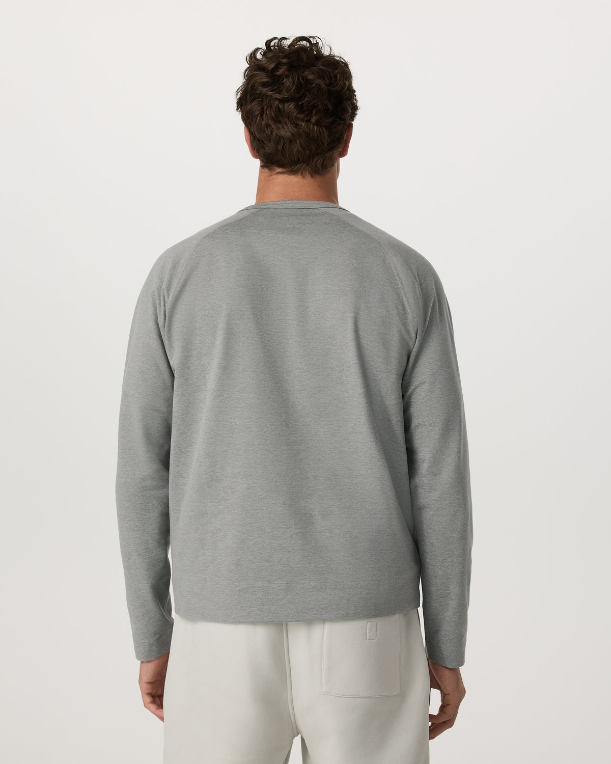 Coronado Crew - Relaxed Fit Driftwood Heather Crewneck - Image 3